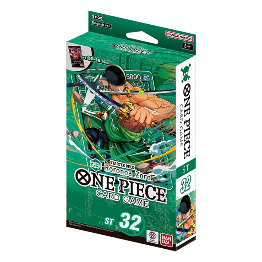 One Piece Card Game: Starter Deck - Green Roronoa Zoro [ST-32]