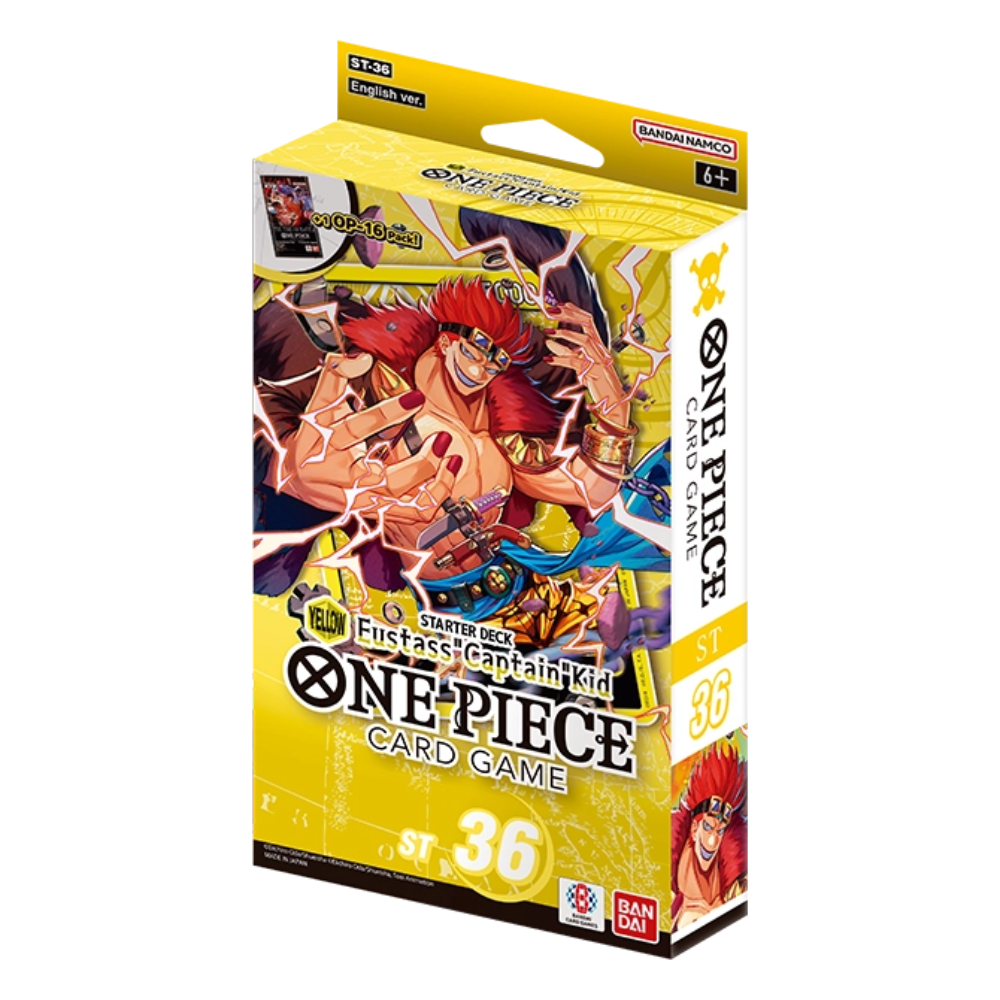 One Piece Card Game: Starter Deck - Yellow Eustass"Captain"Kid [ST-36]