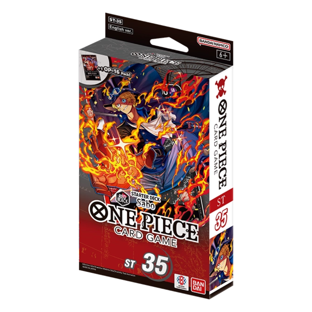 One Piece Card Game: Starter Deck - Red/Black Sabo [ST-35]