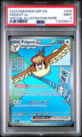 Pidgeot EX 225/197 Special Illustration Rare Pokemon PSA 9