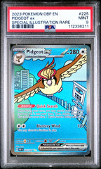Pidgeot EX 225/197 Special Illustration Rare Pokemon PSA 9