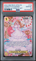 Charlotte Pudding 112 Special Alternate Art One Piece PSA 10