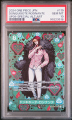 Donquixote Rosinante 119 Special Alternate Art One Piece Japanese PSA 10