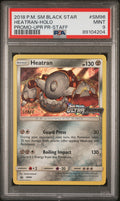Heatran Holo SM96/156 Ultra Prism Prerelease-Staff Pokemon PSA 9