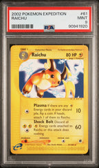 Raichu 61/165 Expedition Pokemon PSA 9