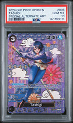 Tashigi 006 Special Alternate Art One Piece Op08-Two Legends One Piece PSA 10