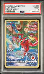 Deoxys GG12/GG70 Sword Shield Crown Zenith Pokemon PSA 9