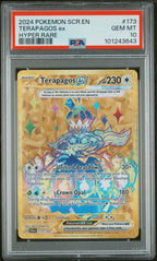Terapagos EX 173/142 Hyper Rare Stellar Crown Pokemon PSA 10