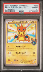 Mega Tokyo's Pikachu 98/XY-P Promo Pokemon Japanese PSA 10